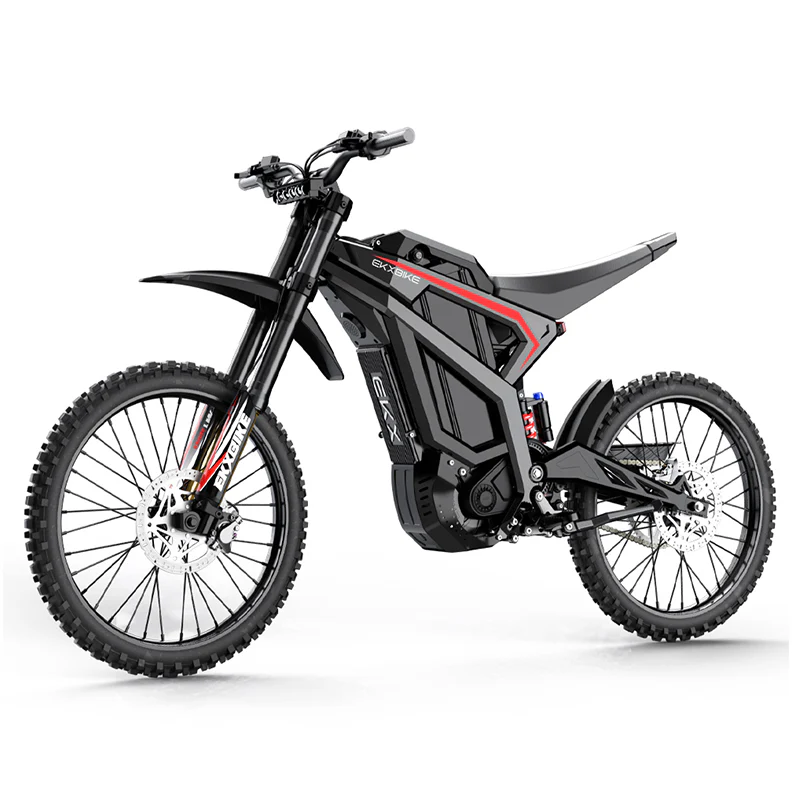 EKX M1 Adult Electric Motorcycle 16.8KW (Peak) Mid Mounted Motor 72V/50AH Removable Battery Top Speed 100KM/H Off Road Electric Mountain Bike