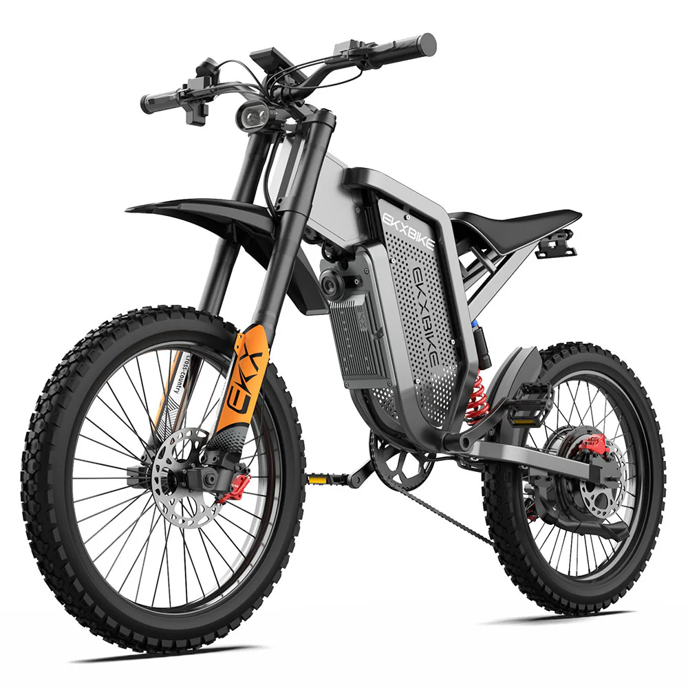 EKX X21 Max Electric Motorcycles 3000W Brushless Gearless Motors 60V30AH Lithium Battery Speed 85Kmh Adult Off Road Ebike