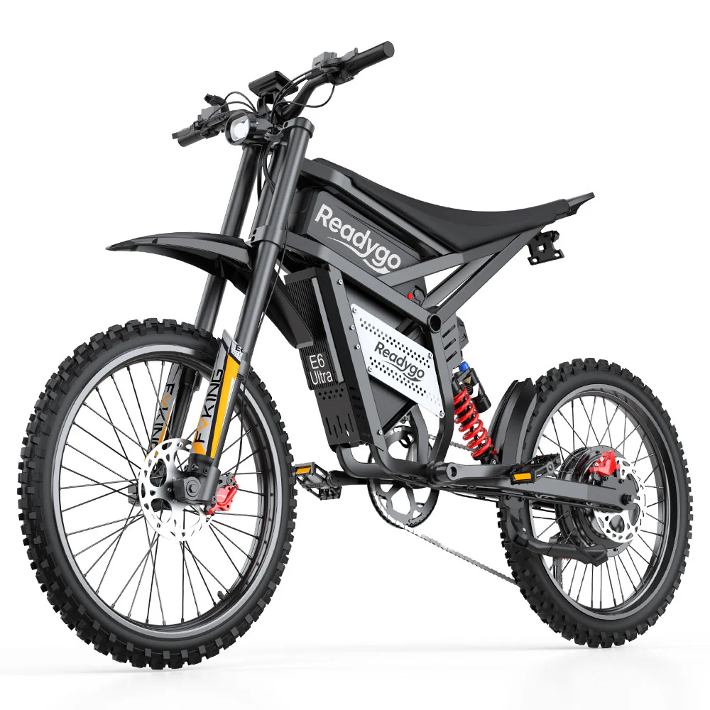 EKX Bike Readygo E6 Ultra Electric Bicycle 3000W Brushless Gearless Motors 60V30AH Lithium Battery Speed 85Kmh Adult Off Road Ebike